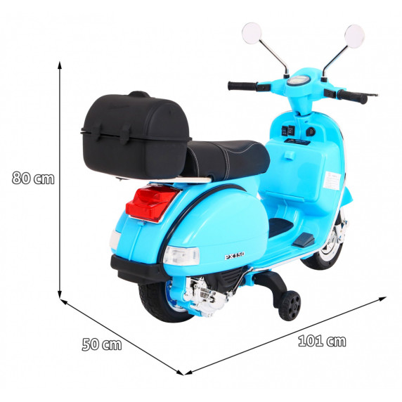 Elektromos kismotor Inlea4Fun VESPA PX 150 - kék