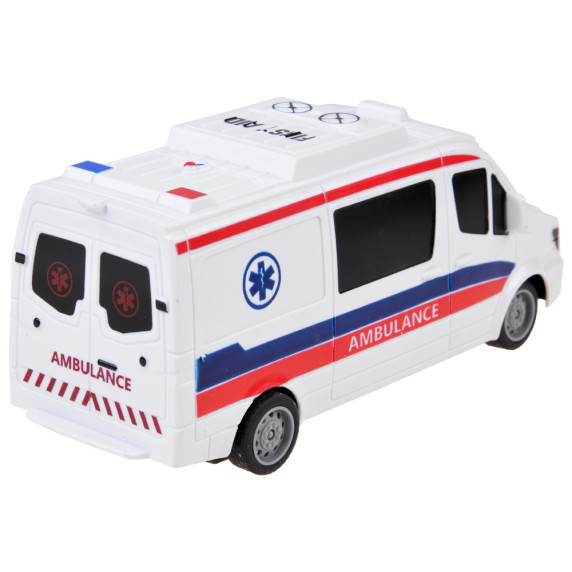 Mașină ambulanță cu telecomandă - Inlea4Fun CITY CAR