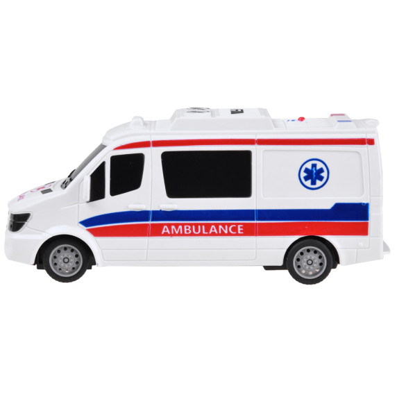 Mașină ambulanță cu telecomandă - Inlea4Fun CITY CAR