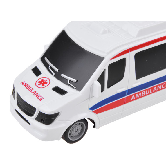 Mașină ambulanță cu telecomandă - Inlea4Fun CITY CAR