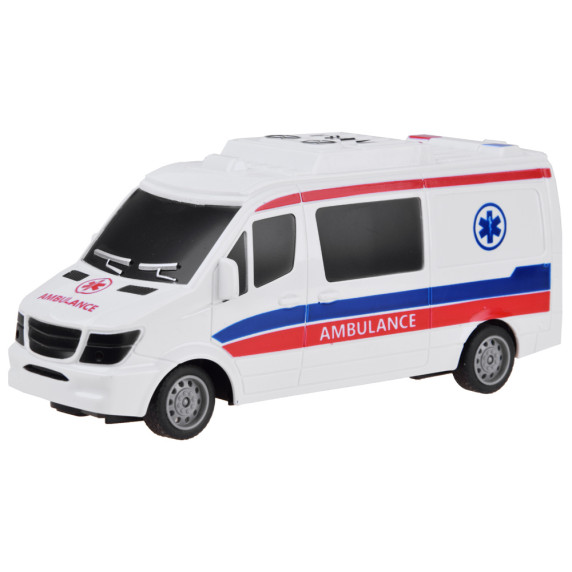 Mașină ambulanță cu telecomandă - Inlea4Fun CITY CAR