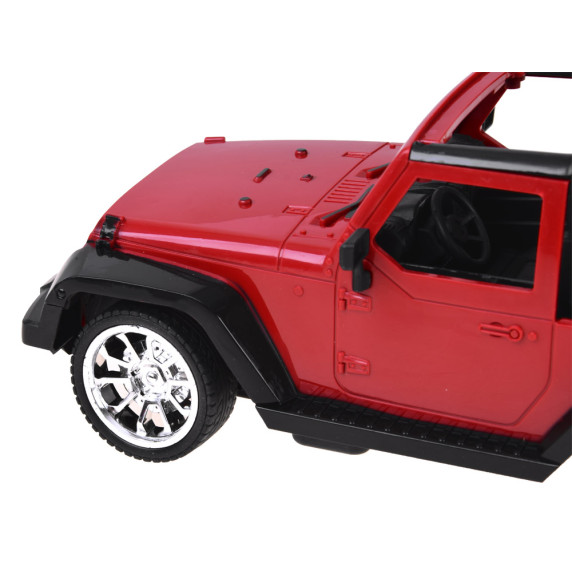 Mașină off-road cu telecomandă RC - Inlea4Fun BOARSE V8 Engine - roșu