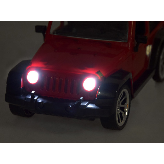 Mașină off-road cu telecomandă RC - Inlea4Fun BOARSE V8 Engine - roșu