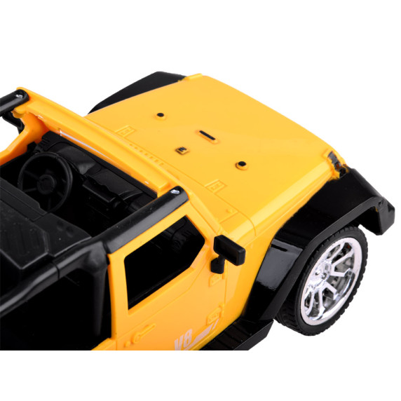 Mașină off-road cu telecomandă RC -  Inlea4Fun BOARSE V8 Engine - galben