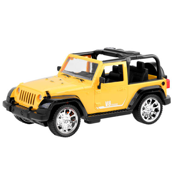 Mașină off-road cu telecomandă RC -  Inlea4Fun BOARSE V8 Engine - galben