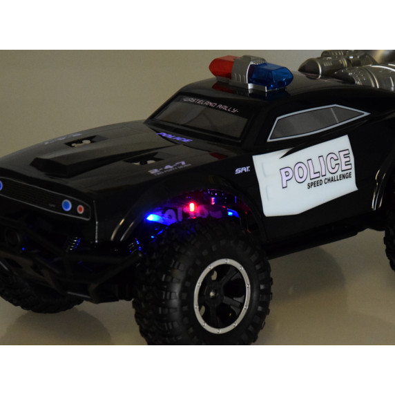 RC Policajné vozidlo na diaľkové ovládanie Inlea4Fun ROCK CRAWLER