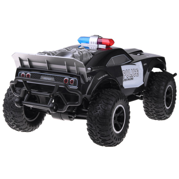 RC Policajné vozidlo na diaľkové ovládanie Inlea4Fun ROCK CRAWLER