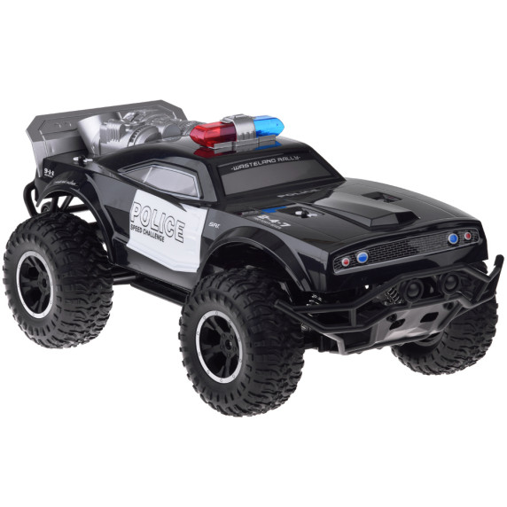 RC Policajné vozidlo na diaľkové ovládanie Inlea4Fun ROCK CRAWLER
