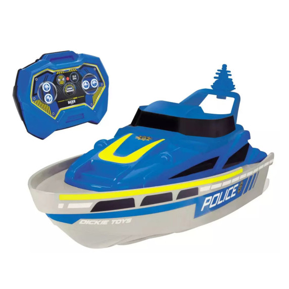RC Távirányítós rendőrhajó DICKIE Police boat