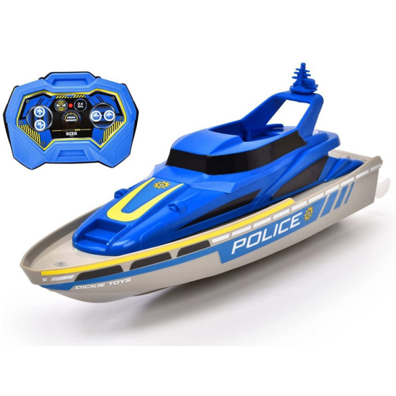 RC Távirányítós rendőrhajó DICKIE Police boat