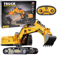 Set de asamblare RC excavator cu telecomandă - Inlea4Fun TRUCK - 133 piese - 