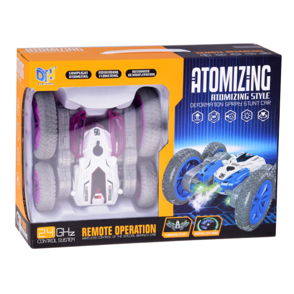 Mașină RC cascadorie interactivă ATOMIZING – violet