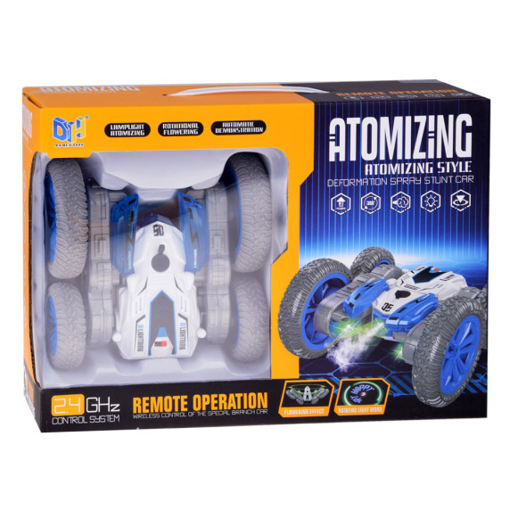 Mașină RC cascadorie interactivă ATOMIZING – albastră