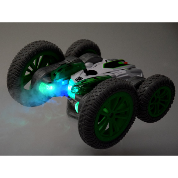Mașină RC cascadorie interactivă ATOMIZING – verde
