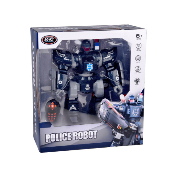 RC Távirnáyítós interaktív rendőrségi robot Inlea4Fun POLICE ROBOT