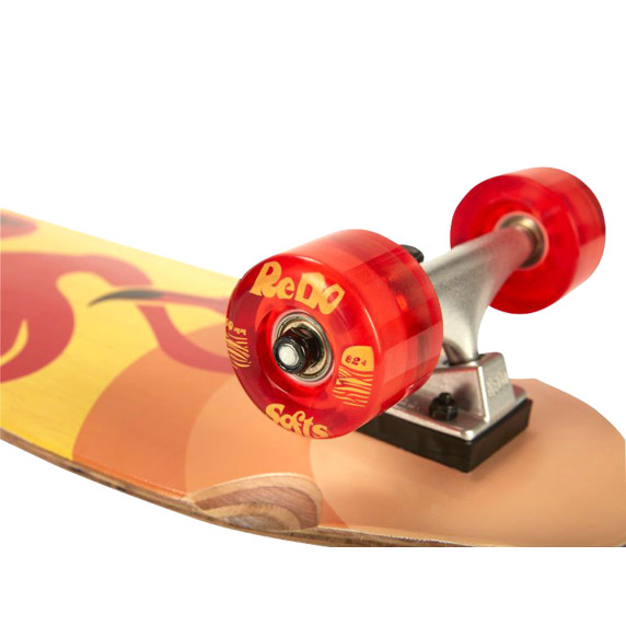 Skateboard din lemn ReDo Flaming - flamingo