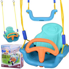 Leagăn pentru copii + spătar și bară de protecție  - Inlea4Fun SWING SET - 