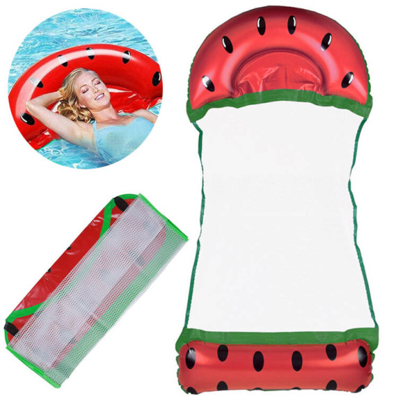 Lehátko do vody 125 x 66 cm Inlea4Fun SP0757 - melón
