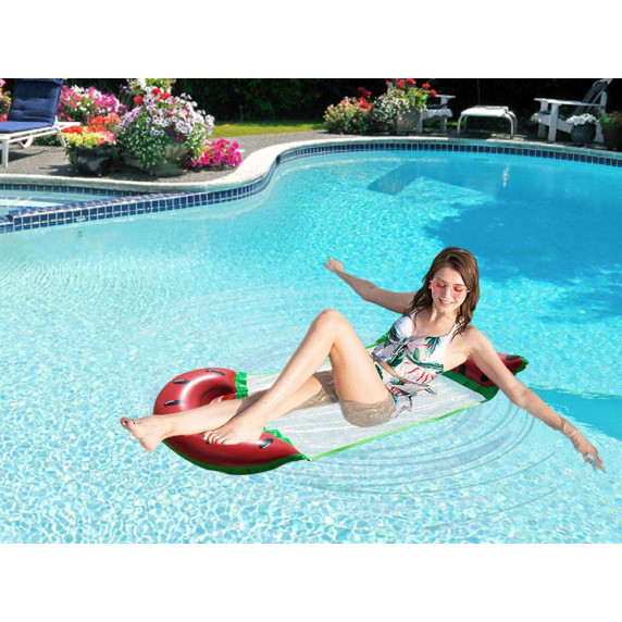 Lehátko do vody 125 x 66 cm Inlea4Fun SP0757 - melón