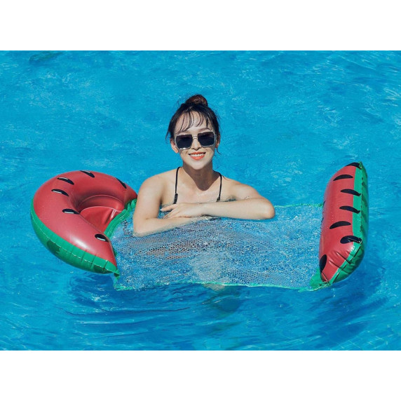Lehátko do vody 125 x 66 cm Inlea4Fun SP0757 - melón