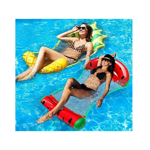Lehátko do vody 125 x 66 cm Inlea4Fun SP0757 - melón