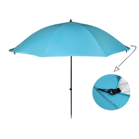 Napernyő 240 cm UPF 50+ Chalkidiki Para Sole - kék