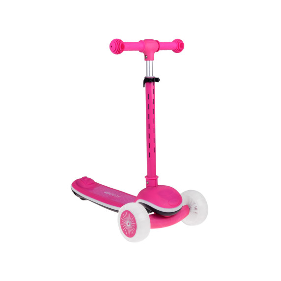 Balančná kolobežka 3-kolesová so zvukovými a svetelnými efektmi SCOOTER - ružová