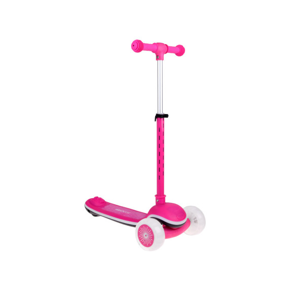 Balančná kolobežka 3-kolesová so zvukovými a svetelnými efektmi SCOOTER - ružová