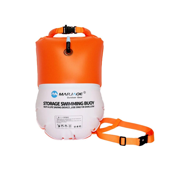 Felfújható biztonsági bója úszózsákhoz 10 literes STORAGE SWIMMING BUOY