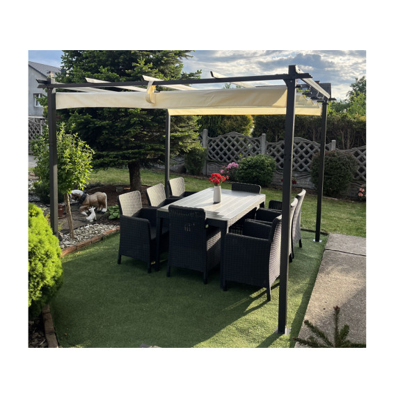 Záhradná pergola Para Sole ESTIVO 3x3x2,4 m