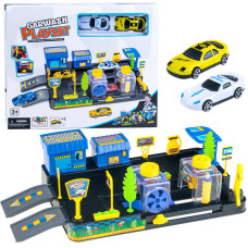 Stație benzină cu spălătorie auto - Inlea4Fun CARWASH PLAYSET - 