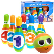 Set joc Bowling cu minge și 6 popice -  Inlea4Fun BOWLING SPORT SET - 