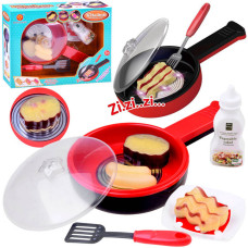 Tigaie cu efecte de sunet și lumină - Inlea4Fun MINI KITCHEN SERIES - 