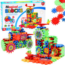 Kreatívna stavebnica ozubené kolieska 81 kusov Inlea4Fun MAGICAL BLOCKS - 