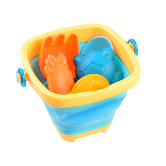 Homokozó készlet kannával Inlea4Fun FOLDING BUCKET