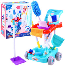 Játék takarítókocsi kiegészítőkkel Inlea4Fun CLEANING PLAYSET - 