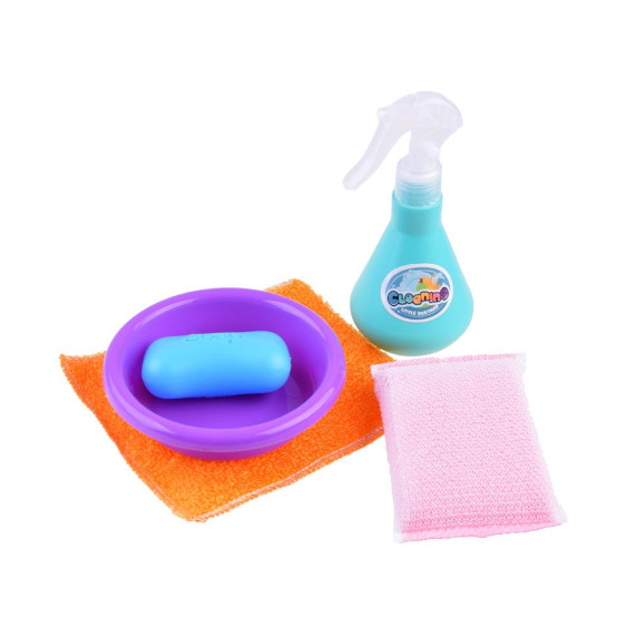 Játék takarítókocsi kiegészítőkkel Inlea4Fun CLEANING PLAYSET