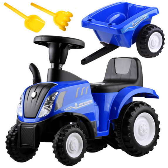 Lábbal hajtós traktor utánfutóval New Holland ZA3691 - Kék