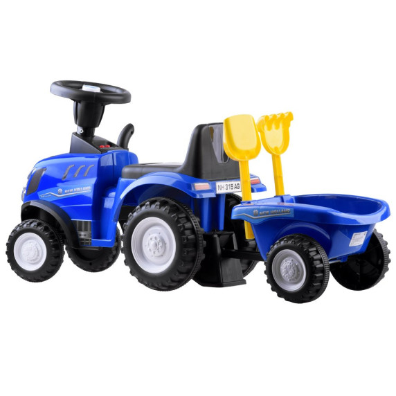 Lábbal hajtós traktor utánfutóval New Holland ZA3691 - Kék