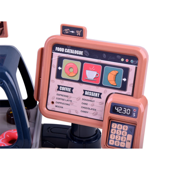 Kávovar s pokladňou a vitrínou Inlea4Fun HOME COFFEE MACHINE