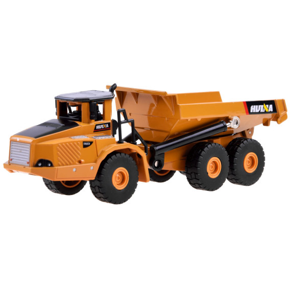 Set vehicul de constructii, basculantă + excavator - Inlea4Fun ARTICULATED TRUCK & EXCAVATOR