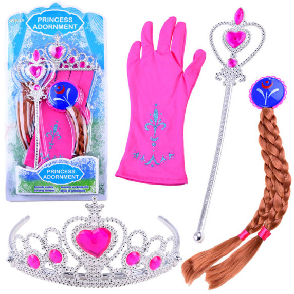 Hercegnői kiegészítők ékszerek Inlea4Fun PRINCESS ADORNMENT - rózsaszín