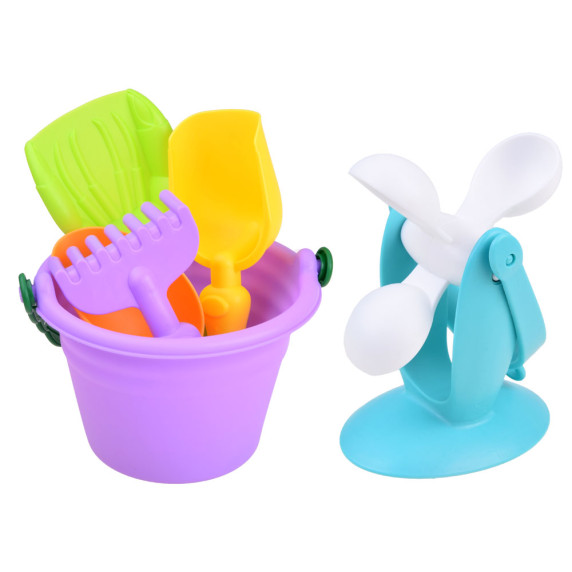 Set jucării  pentru nisip cu găleată - Inlea4Fun SAND TOYS