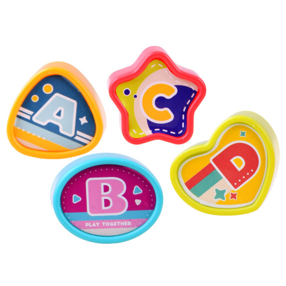 Cub educativ interactiv pentru copii - Inlea4Fun ACTIVITY CUBE BOX - roz