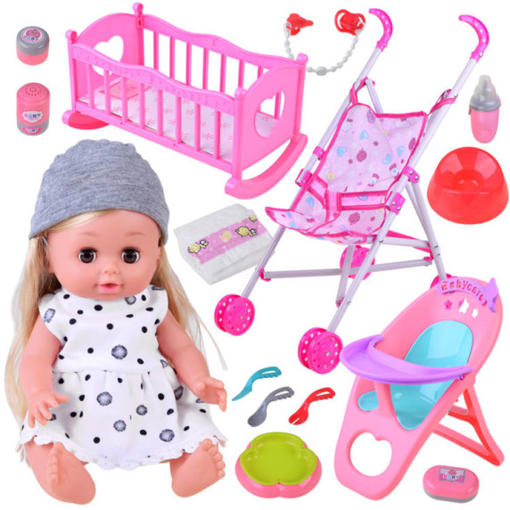 Interaktívna bábika s príslušenstvom Inlea4Fun MY SWEET DOLL