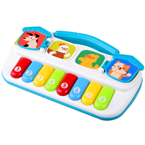 Interaktív játék zongora Inlea4Fun BABY MUSICAL PIANO