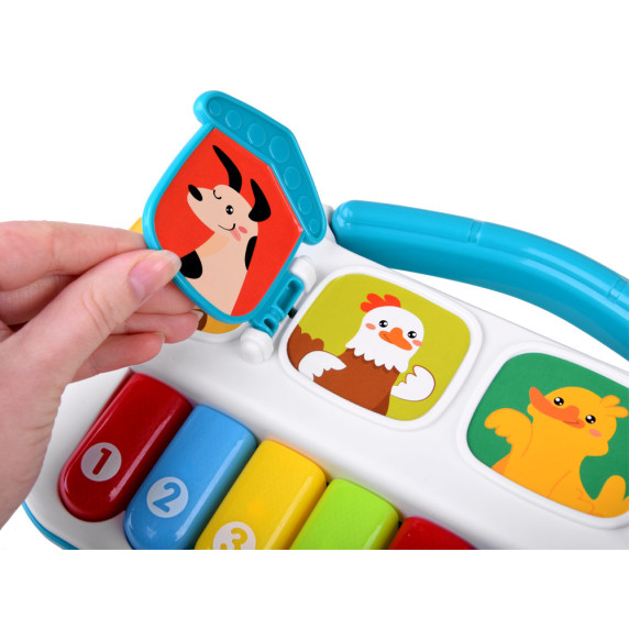 Interaktív játék zongora Inlea4Fun BABY MUSICAL PIANO