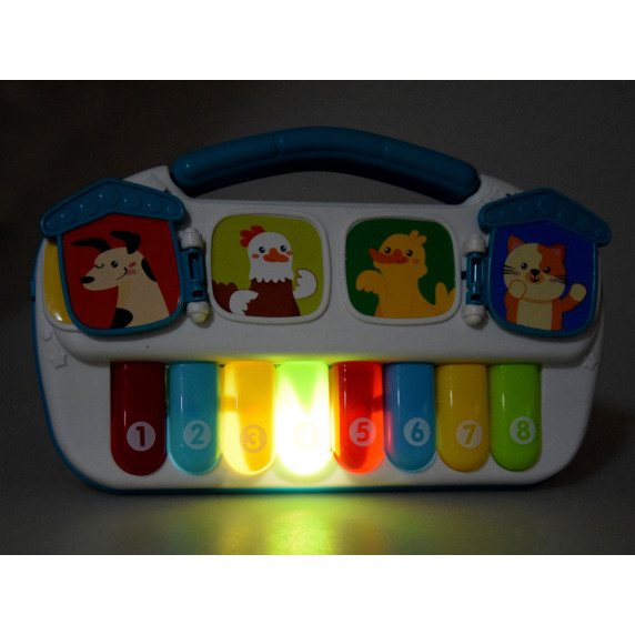 Interaktív játék zongora Inlea4Fun BABY MUSICAL PIANO