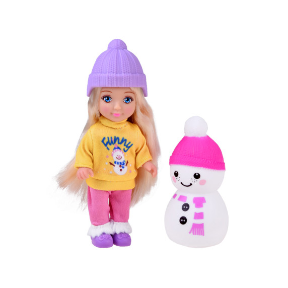 Păpusa Ankiki cu om de zăpadă - Inlea4Fun ANKIKI WINTER