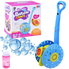 Mașina cu suflantă bule - Inlea4Fun BUBBLE CART - albastru - 